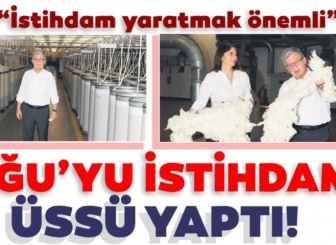 Doğu’yu istihdam üssü yaptı...