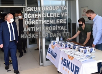 İSKUR Group’tan Öğrencilere Antibakteriyel Maske